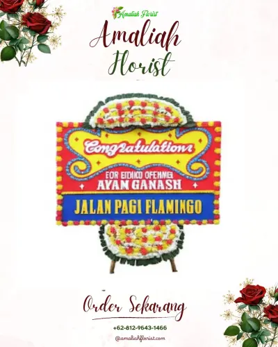 Bunga Papan Congratulation timuran